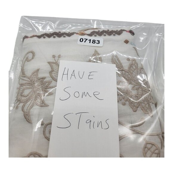 Johnny Was Top Women XS White Chai Soft Festival Boho Floral Holiday Bohemian - Picture 10 of 10